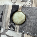 Rock & Roll Denim Western Patterned Rodeo Button Down Snap Long Sleeve Shirt XS Brown Photo 6