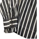 J.Crew NWT ~  Off The Shoulders Black & White Striped Blouse ~ Women's Size XXS Photo 5
