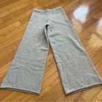 ZARA  women’s cozy lounge wool blend wide leg pants casual Sz Large beige Photo 11