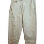 VERO MODA Cream High Waisted Tapered Leg Jeans Photo 0