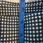 J. McLaughlin Navy & White Gingham Pull On Maise Ankle Stretch Pants 0 NWOT Blue Photo 6