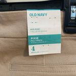 Old Navy New NWT Womens Pixie Mid-Rise Straight Leg Chinos Khakis Size 4 Photo 2