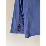 Banana Republic NWT Linen Blend Boyfriend Blazer Cornflower Blue Women’s Size 6 Photo 5