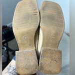 Westies Vintage Tan Square Toe Leather Chunky Heeled Mules size 7.5 Photo 11