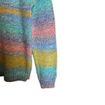 Anthropologie T. La Rainbow Turtleneck Sweater Womens Small Multicolor Pullover Photo 5