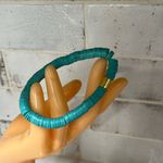 Cute Handmade Teal Elastic Bracelet Photo 1