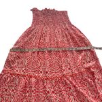 La Mer Luxe Resortwear Knee Length Midi Dress Abstract Orange Small Vacation S Photo 11