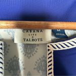 Cabana Life x Talbots Amalfi Coast UPF 50+ Tunic Dress Size Medium Blue Photo 4