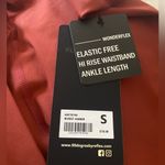 90 Degree by Reflex burnt amber wonderflex high rise ankle length leggings.SizeS Orange Photo 3