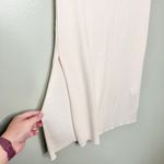 Free People Golden Hour Midi Skirt Tea Combo Ribbed Slit Cream White Size Small Photo 9