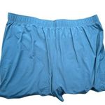 Girlfriend Collective Turquoise Elastic Waist Shorts Size 3XL Photo 0