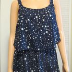 Chelsea & and Theodore Size Medium Navy blue Stars Printed Maxi Dress NWT Photo 1