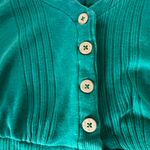 Free People We The Free Button Down Crop Top Size Small Photo 8