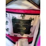 Lansdowne Ireland Rugby Polo Shirt Womens XS Pink Green Striped Shamrock Photo 5