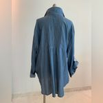 Per Se by Carlisle Classic Pin Tucked Blue sz 3x NWOT Photo 2