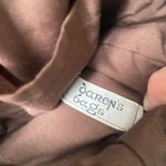 Vintage 70s Artisan Textile Purse Bag Brown Rust Abstract Photo 8