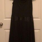 Liz Claiborne  Black Midi Dress.   Size-16 Photo 0