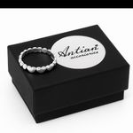 Antian Accessories™ 925 Silver Heart Ring Size 8 Gold Photo 2