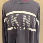 DKNY Sport Exploded Logo Purple Sweatshirt Photo 3
