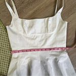 GIOVANNI BEDIN Godet Flared Cotton Mini Dress In White Size 6 Photo 15