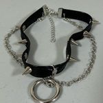 Black Leather Silver O Photo 2