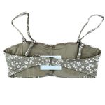 ANDIE Swim The Bora Bora Bikini Top in Ditsy Floral Olive Size M Photo 4