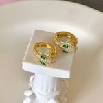 Snake earrings Gold Photo 0