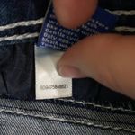 Apt. 9  fleur de Lis embroidered and bedazzled denim Bermuda shorts size 2 Photo 8