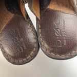 b.ø.c Brown Leather‎ Clogs Slides Studded Buckle Comfort Shoes Women’s 8 BC6650 Photo 9