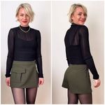 ZARA NWT Belted Cargo Skort Shorts Size Small Photo 11