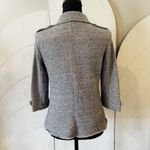 CAbi  Gray Shrunken Pea Coat Double Breasted Anchor Button Jacket Size Small Photo 6
