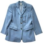 Ann Taylor Wool Cashmere Blazer Jacket Light Blue Periwinkle Size 6 Vintage Photo 7