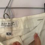 Judy Blue  White Straight Leg Jeans Cargo Pockets Baggy High Waisted size 9 / 29 Photo 1