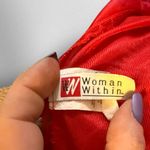 Woman Within  2‎ Piece Red Long Gown & Robe Set Photo 11