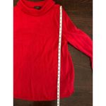 Talbots Pure Cashmere Red Mockneck Sweater Size XL Photo 5