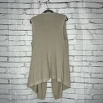 Banana Republic  Open Front Knit Cardigan Vest Women’s Small Beige Drape Sweater Photo 10