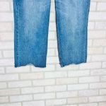 Jen7 Cropped Wide Leg High Waist Jeans Size 12 Blue Photo 3