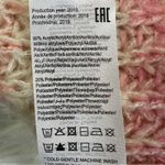 VERO MODA  Oversized Sweater Womens XS Pink Striped Balloon Sleeve Cropped Boho Photo 6