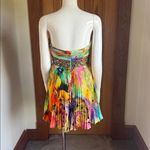 Night Moves  Yellow Satin Beaded Dress SIZE 6 Photo 6