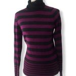 Joseph A Joesph A purple and grey turtleneck sweater Photo 0