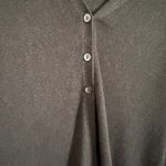 J.Jill | Linen Blend Black Flyaway 3 Button Cardigan Sweater | Size Large Photo 3