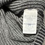 Lands' End Lands’ End Women Monochrome Striped Crewneck Sweater size medium 100%cotton Photo 2