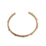 Michael Kors  Elegant Gold Cuff Bracelet with Silver Accents Photo 3