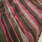 {12} Aldo Martins Brown Maroon Orange Lightweight Top Long Sleeve Blouse Red Photo 2