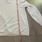 Loft  Women’s Cream Wool Blend Puff Sleeve Sweater Sz PL Photo 6