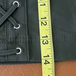 EXPRESS Dark Green Lace Front A Line Mini Skirt Military Army Size 00 Photo 7