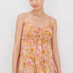 American Eagle  floral smocked baby doll cami top Photo 0