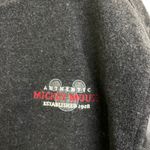 Disney  Store Mickey Varsity Jacket Mens XL Gray Faux Leather Embroider Nice Guy Photo 2