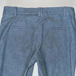 Ann Taylor  Blue Cropped Dress Pants Size 0 Cotton Blend Woman’s Work Pants Photo 3