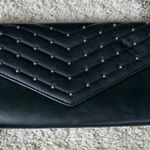 mix no. 6 Black Quilted Stud Envelope Clutch Crossbody Photo 2